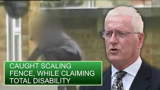 Man Scales Fence While Claiming Disability Fraud | Claimed and Shamed