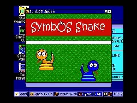 Preview of SymbOS snake