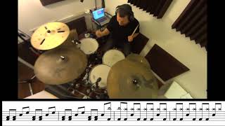 Obstacle 1 (Interpol) drum cover + score