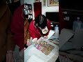 我们把400岁的摇钱树.做成了年轻人的第一幅年画 #非遗 #新年礼物 #手工艺 #装饰画 #挂画