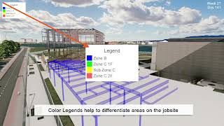 Fuzor Workflow- How to create a 4D Color Legend
