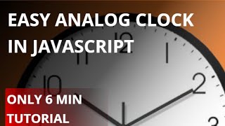 How To Create Analog Clock Using Html Css, Javascript  | 6 Min Tutorial | screenshot 2
