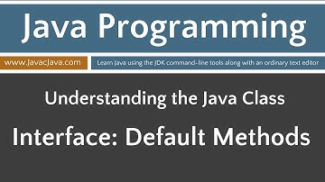 Learn Java Programming - Interface: Default Methods Tutorial