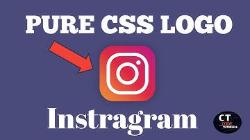 Instagram Logo Design Using Only HTML & CSS | logo create with css |code tutorials