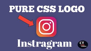 Instagram Logo Design Using Only HTML & CSS | logo create with css |code tutorials