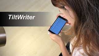 TiltWriter: Typing with Tilt and No Touch