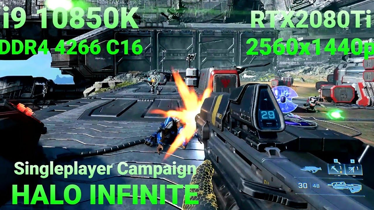 Halo Infinite Campaign with MSI OSD 2560x1440p RTX2080 Ti & i9 10850K