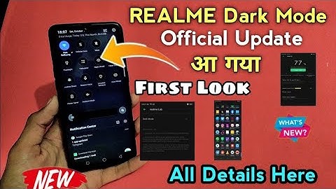 Realme Dark Mode |Realme2/C1/U1/pro Dark Mode| आ गया |How to Enable Step by Step Full Details|