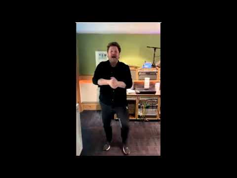 Celebrity Michael Ball does Agadoo dance for BBC Radio 2