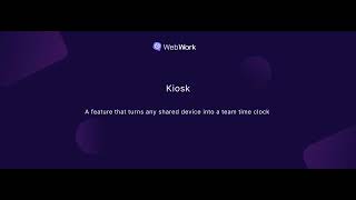How to create a Kiosk in WebWork