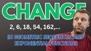 Change in Geometric Sequences and Exponential Functions - AP Precalculus Topics 2.1 & 2.2