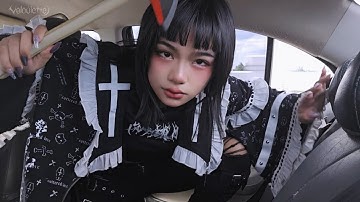 ASMR lobotomy real quick in the car. chaotic brain surgery. 💉🧠