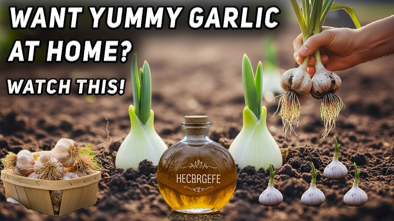 "Easy Guide: Grow Flavorful Garlic at Home Step-by-Step"