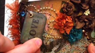 Altered Wood Purse & Mini Album
