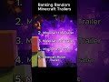 minecraft trailers ranking
