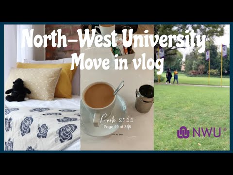 North-West university move in vlog | Varsity vlog 02: unpacking + going on campus