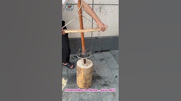 Bow Drill Fire Hack – Ancient Survival Skill in Action