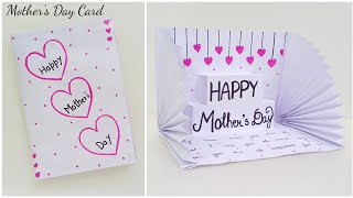 3D White Paper Mothers Day Card Diy Mothers Day Greeting Card Easy Mothers Day Card 2024