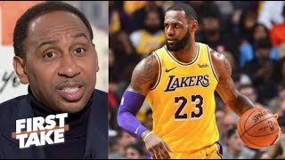 Stephen A. Smith EXCITED LeBron insists that Lakers have 'enough right now' to win title- First Take