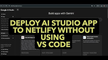 Deploy Google AI Studio App to Netlify Without VS Code | No-Code Tutorial