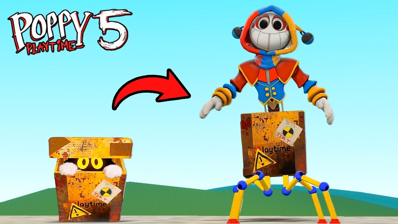 NEW EVOLUTION OF BABY PROTOTYPE FROM POPPY PLAYTIME CHAPTER 5 In Garry ...