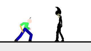 Stick Nodes Animation Baldi Vs Bendy Round 1