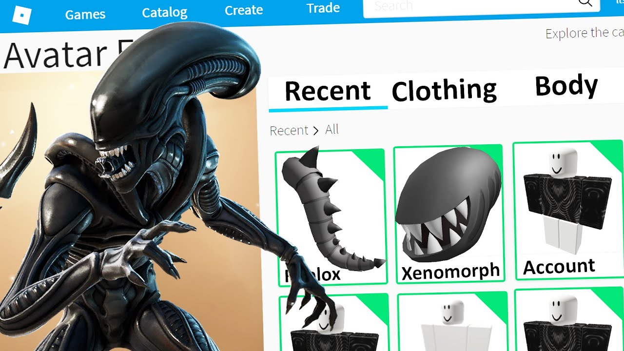 xenomorph roblox avatar