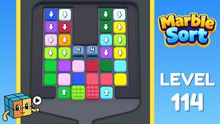 Marble Sort Level 114 (Hard) Walkthrough Solution