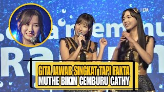 Ngakak!! Gita JKT48 jawab singkat tapi Fakta, Muthe JKT48 bikin cemburu Cathy JKT48