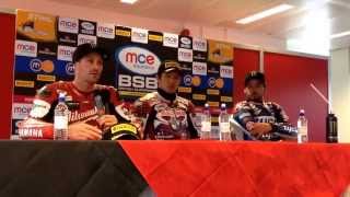 Post qualifying interviews - MCE BSB Rd1 2014 - Brands Hatch