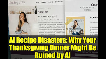 AI Recipe Disasters: Why Your Thanksgiving Dinner Might Be Ruined by AI