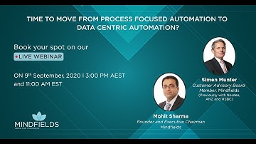 Webinar - Time to Move from Process Focused Automation to Data-Centric Automation