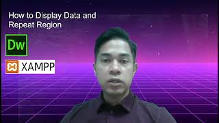 How to display data and repeat region in website.