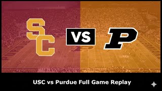 USC vs Purdue Full Game Replay 2025 NCAA Football Week 3 | B1G Showdown!