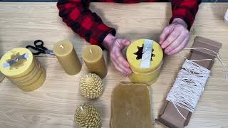 How I Make Pure Beeswax Candles