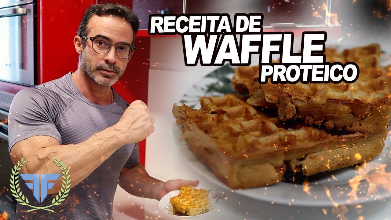 RECEITA DE WAFFLE PROTEICO