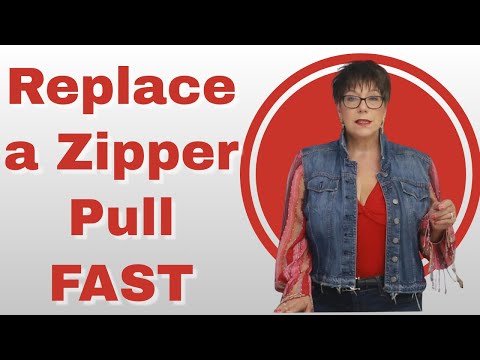 How To Replace The Tab On A Zipper