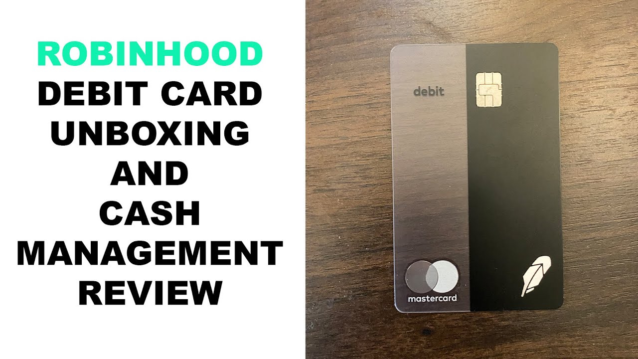 Robinhood Card / My Robinhood Debit Card Came In 1 On The