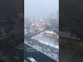 Snow in İstanbul-Turkey Mecidiyekoy Sisli10.3.2022 7:30 Am - son dakika hava durumu