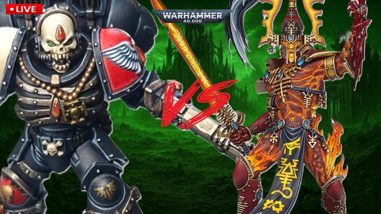 Part 2! 🩸Blood Angels vs  👽Aeldari! Warhammer 40k Tabletop Simulator (TTS)!