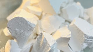 ASMR Fluffy Broken Plain Jane Gym Chalk Chunk Crush | Satisfying