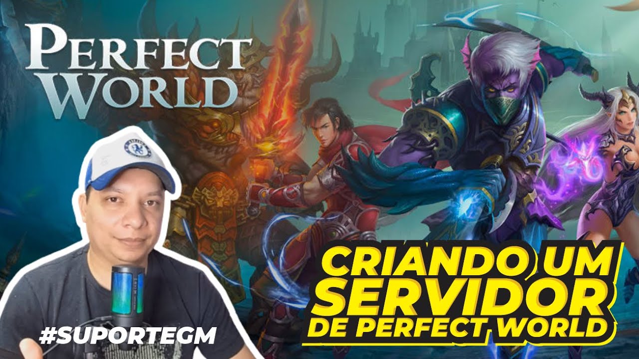COMO CRIAR UM SERVIDOR DE PERFECT WORLD QUALQUER VERSÃO PASSO A PASSO #PW03