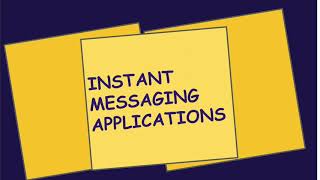 Instant messaging apps class5lesson10