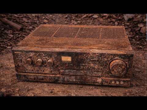 Vintage TECHNICS Amplifier Restoration Broken Old Broken Japanese - Repair Antique audio amplifier