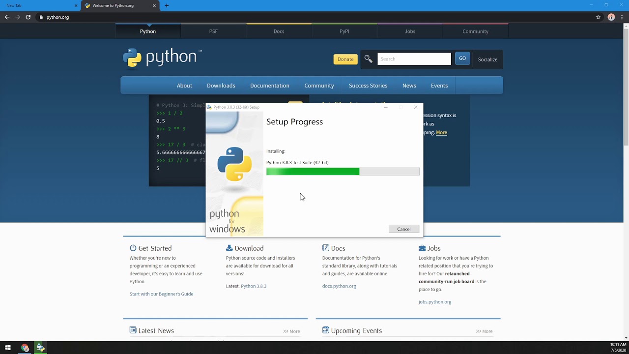 Установка Python на Windows 10. Как установить питон на Windows 10. Как установить Пайтон.