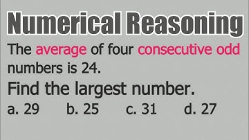 The average of four consecutive odd numbers is 24. Find the largest number. [CSE Numerical reasoning
