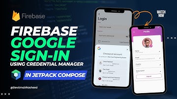 Firebase Sign-in with Google using Credential Manager in Jetpack Compose | Firebase Authentication