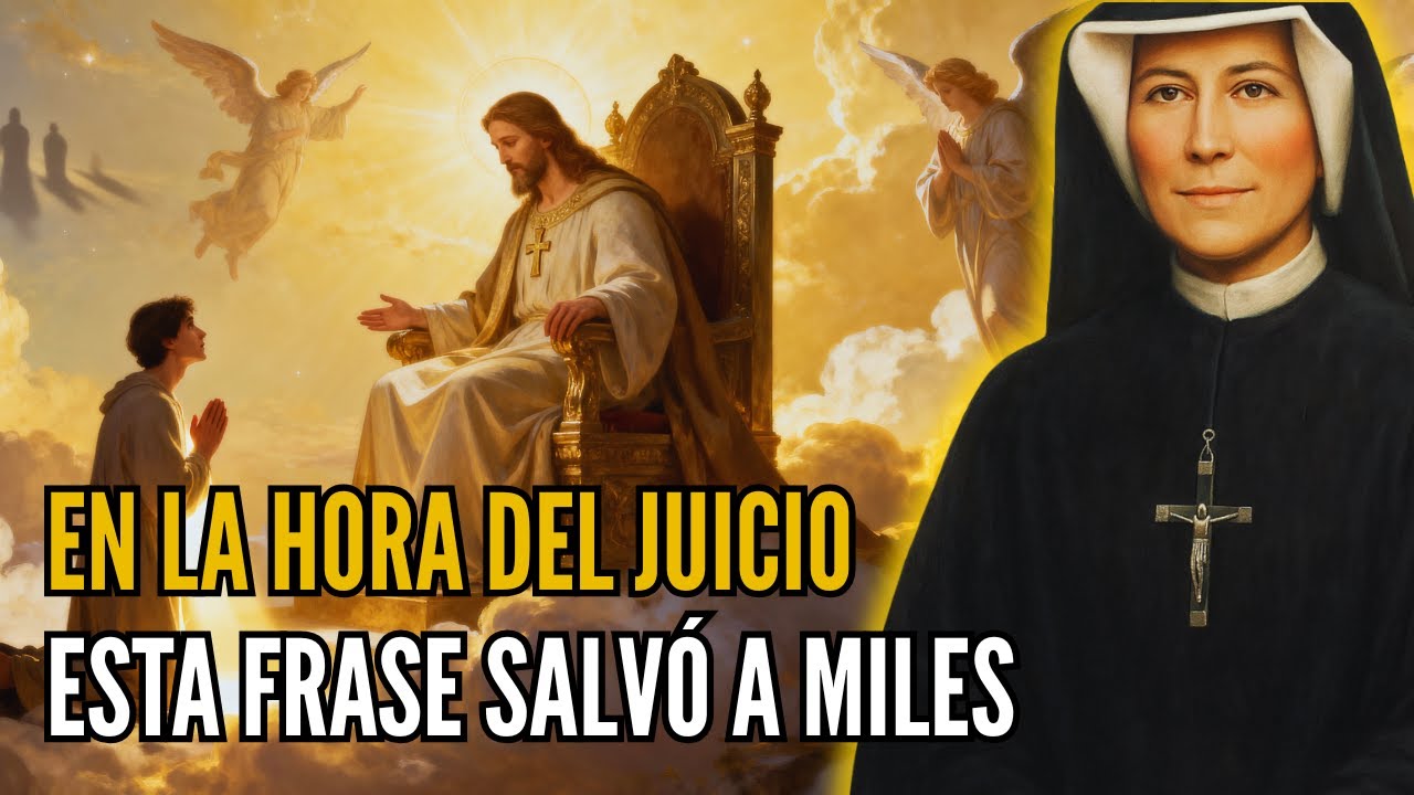 La frase más dicha por las almas en el Juicio Final que las salvó – Santa Faustina lo reveló