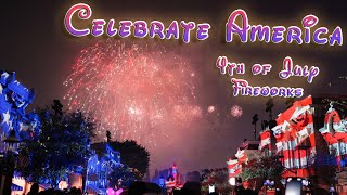2022 Celebrate America 4th of July Fireworks Show at Disneyland (4K, Low-Light) | Dream Park