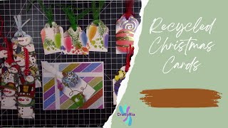 Recycled Christmas Cards with Craspire